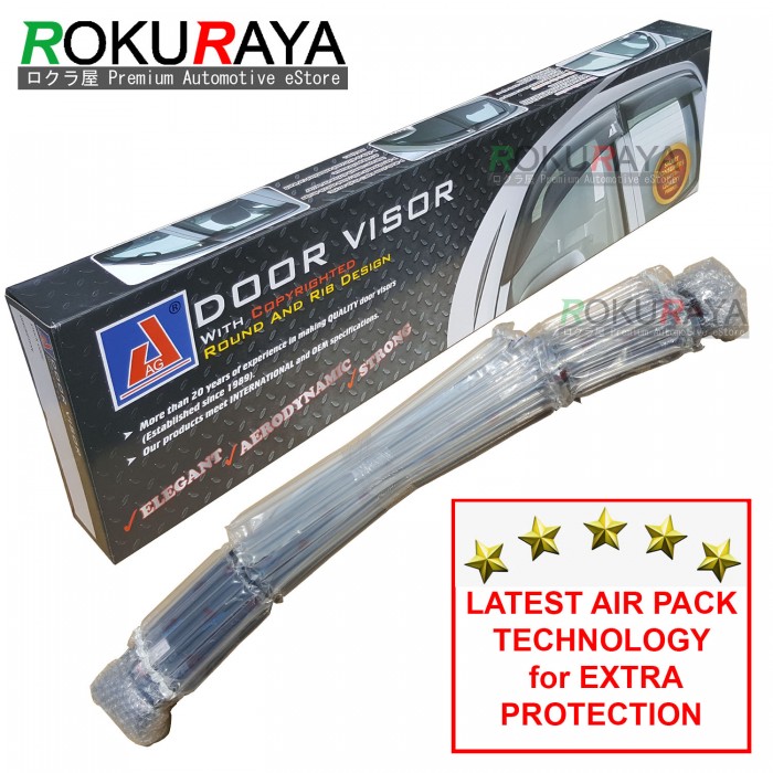 Perodua Aruz 2019 AG Door Visor Air Press Wind Deflector 